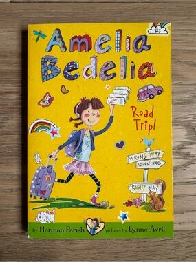 Amelia Bedelia Road Trip! Kids Book - Yellow Cover